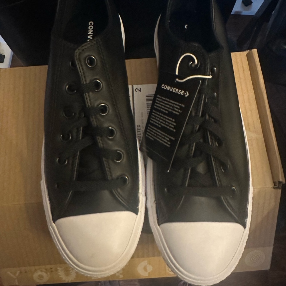 Just Married Men’s Converse Shoes